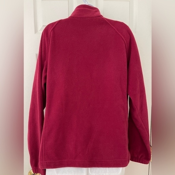 Columbia Benton Springs Full Zip Fleece Soft Pullover Pink Sweater - Picture 3 of 8